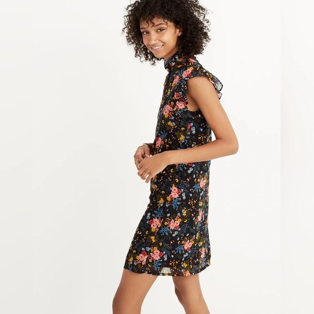 Madewell x No.6 Silk Beacon Dress in Garden Bouquet, Size 0